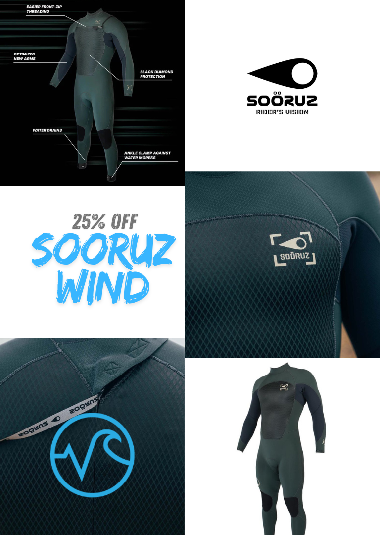 Discounted Sooruz Wind Wetsuits on Surf Doctor